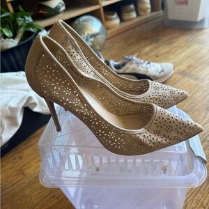 WILD DIVA Elegant Tan Stiletto Heels
